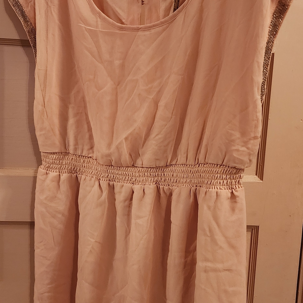 American Eagle Outfitters Peach Sleeveless Blouse